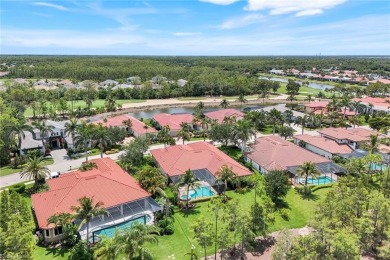 Enjoy the beautiful sunset over the 15th fairway of the Black on Tiburon Golf Club in Florida - for sale on GolfHomes.com, golf home, golf lot