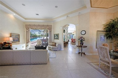 Regal in design and grand in proportion, this residence on Kensington Golf and Country Club in Florida - for sale on GolfHomes.com, golf home, golf lot