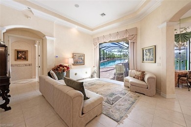 Regal in design and grand in proportion, this residence on Kensington Golf and Country Club in Florida - for sale on GolfHomes.com, golf home, golf lot