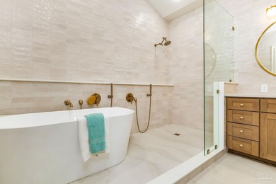 Have you ever dreamed of owning a true waterfront oasis on Pensacola Country Club in Florida - for sale on GolfHomes.com, golf home, golf lot