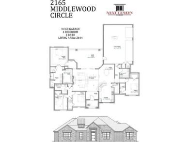 Built by Matteson Homes, this new construction home offers on Pecan Plantation Country Club in Texas - for sale on GolfHomes.com, golf home, golf lot