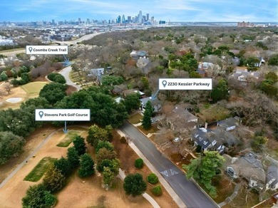 Perched above the fairway, this Kessler Park home lives in quiet on Stevens Park Golf Course in Texas - for sale on GolfHomes.com, golf home, golf lot