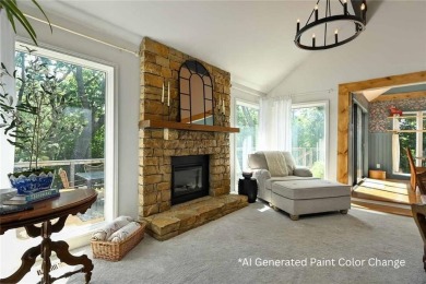LAKE VIEWS, PRIVATE + SERENE BACKYARD, CUL-DE-SAC + 3-CAR on Lakewood Oaks Golf Club, Ltd. in Missouri - for sale on GolfHomes.com, golf home, golf lot