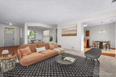 Step into this well-cared-for Mackinac model, freshly painted on Whisper Creek Golf Club in Illinois - for sale on GolfHomes.com, golf home, golf lot