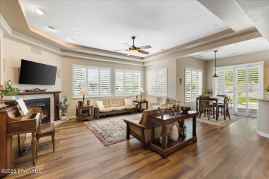 Welcome to this stunning single-level home nestled in The Dells on Prescott Lakes Golf and Country Club in Arizona - for sale on GolfHomes.com, golf home, golf lot