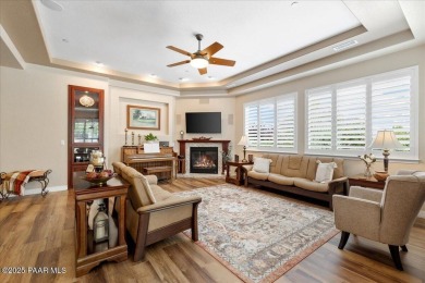 Welcome to this stunning single-level home nestled in The Dells on Prescott Lakes Golf and Country Club in Arizona - for sale on GolfHomes.com, golf home, golf lot