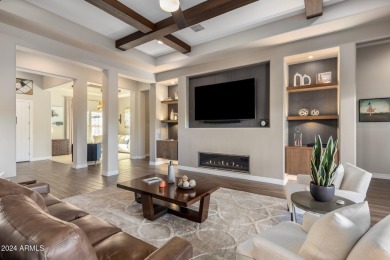 See property video. Stunning 2019 built home set on a spacious on The Boulders Resort Golf Club in Arizona - for sale on GolfHomes.com, golf home, golf lot