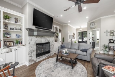 LIKE NEW built in 2022. Awesome view of Diamante 17 green, pond on Diamante Golf and Country Club in Arkansas - for sale on GolfHomes.com, golf home, golf lot