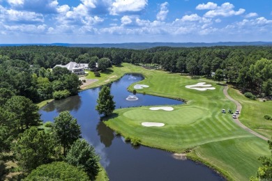 LIKE NEW built in 2022. Awesome view of Diamante 17 green, pond on Diamante Golf and Country Club in Arkansas - for sale on GolfHomes.com, golf home, golf lot