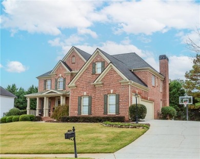 STUNNING 3 SIDES BRICK EXECUTIVE HOME LOCATED IN THE HIGHLY on Hamilton Mill Golf Club in Georgia - for sale on GolfHomes.com, golf home, golf lot