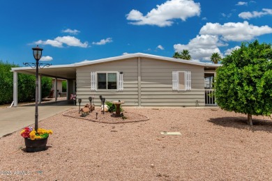 Great   updated  and partially furnished 2 bedroom 2 bath home on Fountain of the Sun Country Club in Arizona - for sale on GolfHomes.com, golf home, golf lot