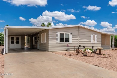 Great   updated  and partially furnished 2 bedroom 2 bath home on Fountain of the Sun Country Club in Arizona - for sale on GolfHomes.com, golf home, golf lot