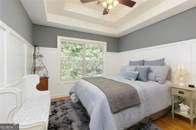 This custom-built home sits on a roundabout cul-de-sac nestled on Hampton Golf Village in Georgia - for sale on GolfHomes.com, golf home, golf lot