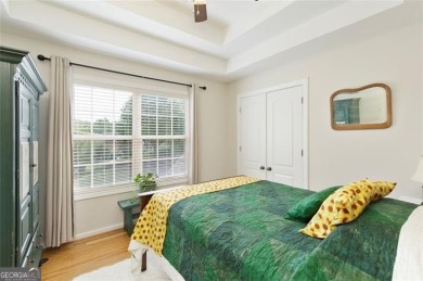 This custom-built home sits on a roundabout cul-de-sac nestled on Hampton Golf Village in Georgia - for sale on GolfHomes.com, golf home, golf lot
