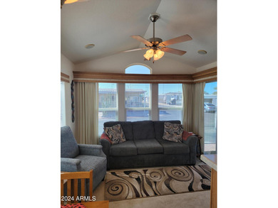 REDUCED!! This is a lovely furnished park model with one of the on 3 Parks Fairways in Arizona - for sale on GolfHomes.com, golf home, golf lot