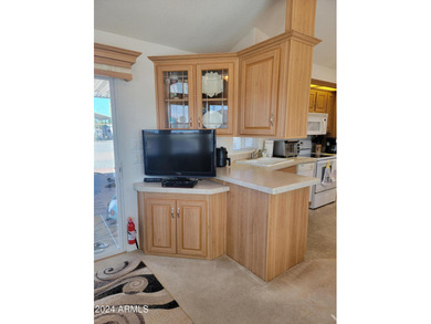 REDUCED!! This is a lovely furnished park model with one of the on 3 Parks Fairways in Arizona - for sale on GolfHomes.com, golf home, golf lot