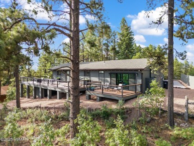 Live at the Top of the Pines in this rare mountain retreat on Pinetop Lakes Country Club in Arizona - for sale on GolfHomes.com, golf home, golf lot