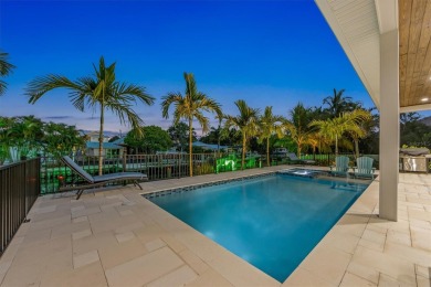 This new construction is a dream come true for boaters and water on Key Royale Club in Florida - for sale on GolfHomes.com, golf home, golf lot