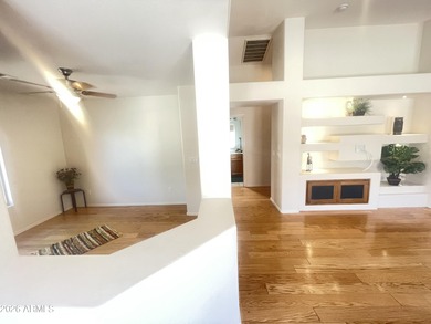 Discover this charming 2-bedroom, 2-bath, plus den, nestled in on Sundance Golf Club in Arizona - for sale on GolfHomes.com, golf home, golf lot