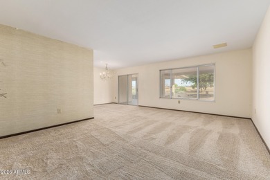 Located right on the golf course, this great 3-bedroom, 2 bath on Sun City-Willow Creek / Willow Brook  in Arizona - for sale on GolfHomes.com, golf home, golf lot