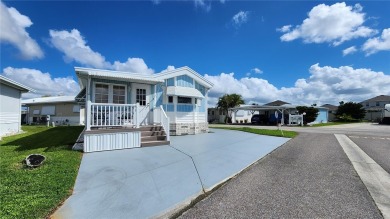 CHEERFUL HOME IN ACTIVE 55+ COMMUNITY! This one bed, two bath on River Run Golf Links in Florida - for sale on GolfHomes.com, golf home, golf lot