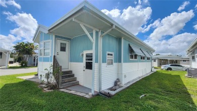 CHEERFUL HOME IN ACTIVE 55+ COMMUNITY! This one bed, two bath on River Run Golf Links in Florida - for sale on GolfHomes.com, golf home, golf lot