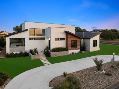 This exquisite Hill Country modern in exclusive Applehead sits on Apple Rock Golf Course - Horseshoe Bay in Texas - for sale on GolfHomes.com, golf home, golf lot