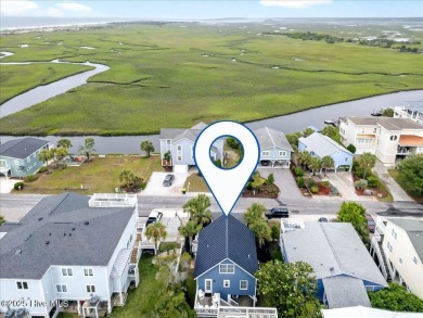 Nostalgic beach cottage on 40th St with  amazing sunsets and on Oyster Bay Golf Links in North Carolina - for sale on GolfHomes.com, golf home, golf lot