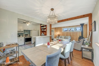 This charming three-bedroom, two-and-a-half-bathroom cottage on Buck Hill Golf Club  in Pennsylvania - for sale on GolfHomes.com, golf home, golf lot