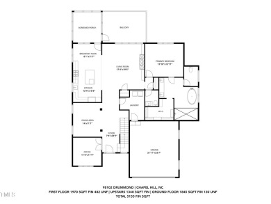 Gorgeous high-end newly built home (finished in 2021) located in on Governors Club in North Carolina - for sale on GolfHomes.com, golf home, golf lot