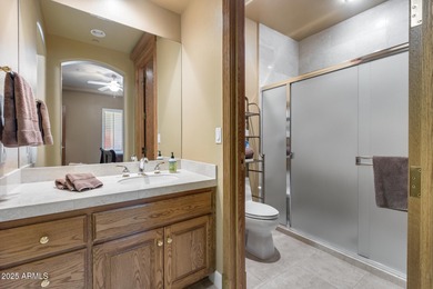 One-of-a-kind hillside estate above Arrowhead Lakes with on The Legend at Arrowhead in Arizona - for sale on GolfHomes.com, golf home, golf lot