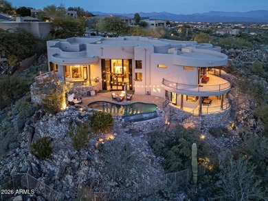 Architecturally stunning golf-front estate with 360 degrees on SunRidge Canyon Golf Club in Arizona - for sale on GolfHomes.com, golf home, golf lot