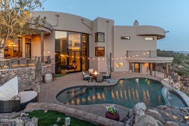 Architecturally stunning golf-front estate with 360 degrees on SunRidge Canyon Golf Club in Arizona - for sale on GolfHomes.com, golf home, golf lot