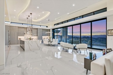 Positioned high above Las Vegas in prestigious MacDonald on Dragon Ridge Country Club in Nevada - for sale on GolfHomes.com, golf home, golf lot