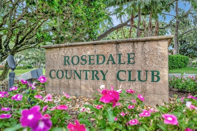 Under contract-accepting backup offers. Exceptional golf course on Rosedale Golf and Tennis Club in Florida - for sale on GolfHomes.com, golf home, golf lot