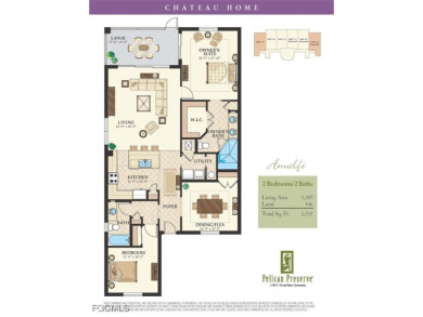 Clean as a whistle and move in ready. This nicely appointed on Pelican Preserve Golf Club in Florida - for sale on GolfHomes.com, golf home, golf lot