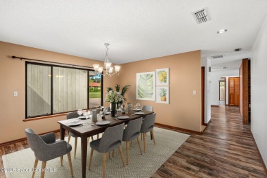 Spacious 4 - bedroom home on golf course with cozy fireplace is on Rockledge Country Club in Florida - for sale on GolfHomes.com, golf home, golf lot