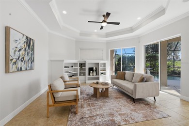 Welcome to this beautifully maintained four-bedroom, three-full on Lakewood Ranch Golf and Country Club in Florida - for sale on GolfHomes.com, golf home, golf lot