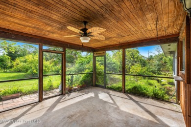 Spacious 4 - bedroom home on golf course with cozy fireplace is on Rockledge Country Club in Florida - for sale on GolfHomes.com, golf home, golf lot