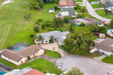Spacious 4 - bedroom home on golf course with cozy fireplace is on Rockledge Country Club in Florida - for sale on GolfHomes.com, golf home, golf lot