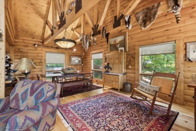 Exquisite Lakefront Log Cabin in Hideaway Hills - A Rare Find on on Hide-A-Way Hills Golf Club in Ohio - for sale on GolfHomes.com, golf home, golf lot
