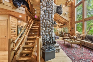 Exquisite Lakefront Log Cabin in Hideaway Hills - A Rare Find on on Hide-A-Way Hills Golf Club in Ohio - for sale on GolfHomes.com, golf home, golf lot