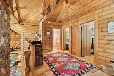 Exquisite Lakefront Log Cabin in Hideaway Hills - A Rare Find on on Hide-A-Way Hills Golf Club in Ohio - for sale on GolfHomes.com, golf home, golf lot