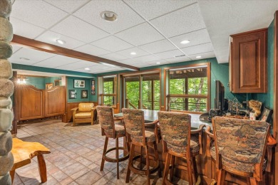 Exquisite Lakefront Log Cabin in Hideaway Hills - A Rare Find on on Hide-A-Way Hills Golf Club in Ohio - for sale on GolfHomes.com, golf home, golf lot
