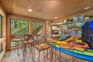 Exquisite Lakefront Log Cabin in Hideaway Hills - A Rare Find on on Hide-A-Way Hills Golf Club in Ohio - for sale on GolfHomes.com, golf home, golf lot