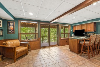 Exquisite Lakefront Log Cabin in Hideaway Hills - A Rare Find on on Hide-A-Way Hills Golf Club in Ohio - for sale on GolfHomes.com, golf home, golf lot