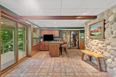 Exquisite Lakefront Log Cabin in Hideaway Hills - A Rare Find on on Hide-A-Way Hills Golf Club in Ohio - for sale on GolfHomes.com, golf home, golf lot