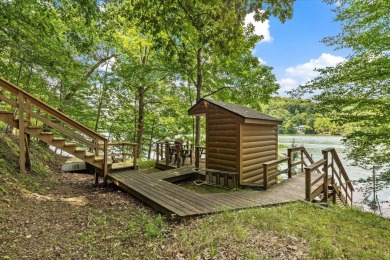 Exquisite Lakefront Log Cabin in Hideaway Hills - A Rare Find on on Hide-A-Way Hills Golf Club in Ohio - for sale on GolfHomes.com, golf home, golf lot