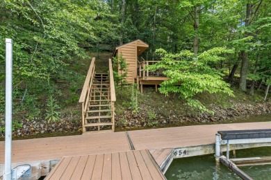 Exquisite Lakefront Log Cabin in Hideaway Hills - A Rare Find on on Hide-A-Way Hills Golf Club in Ohio - for sale on GolfHomes.com, golf home, golf lot