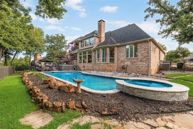 STUNNING GOLF COURSE ESTATE IN LANTANA! Nestled on a premium on Lantana Golf Club in Texas - for sale on GolfHomes.com, golf home, golf lot
